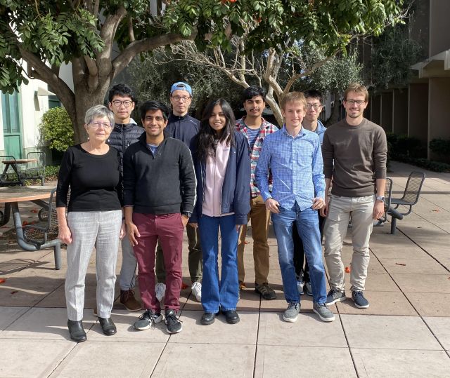 Marchetti group picture, on UCSB campus